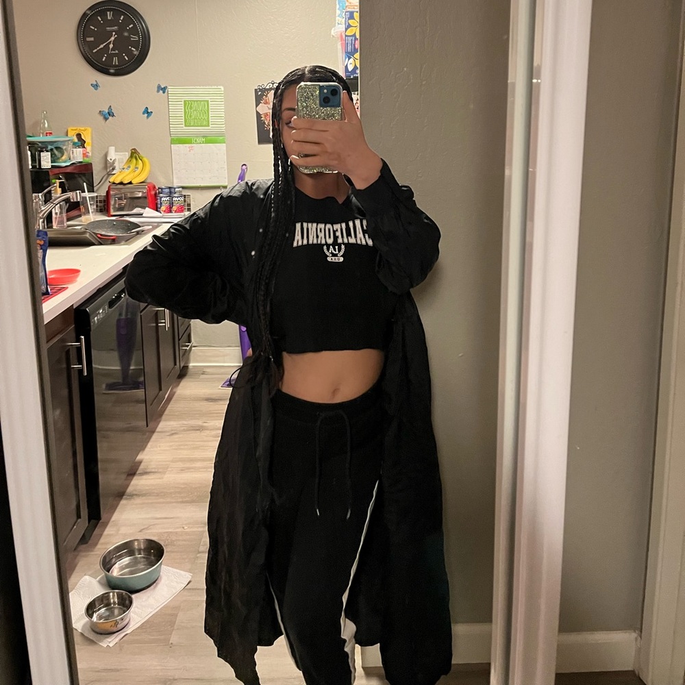 Black fashion nova coat